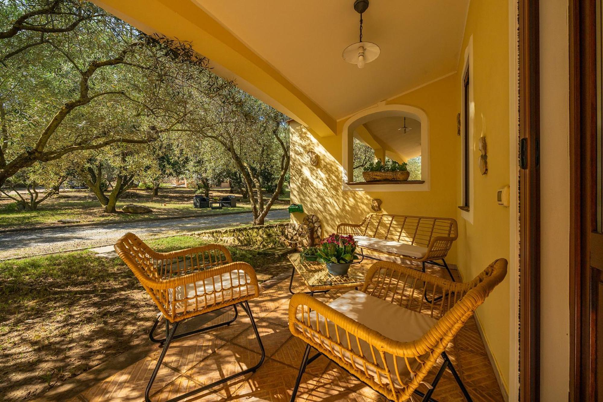 Residenza Parco Degli Ulivi Villa Villamassargia Buitenkant foto